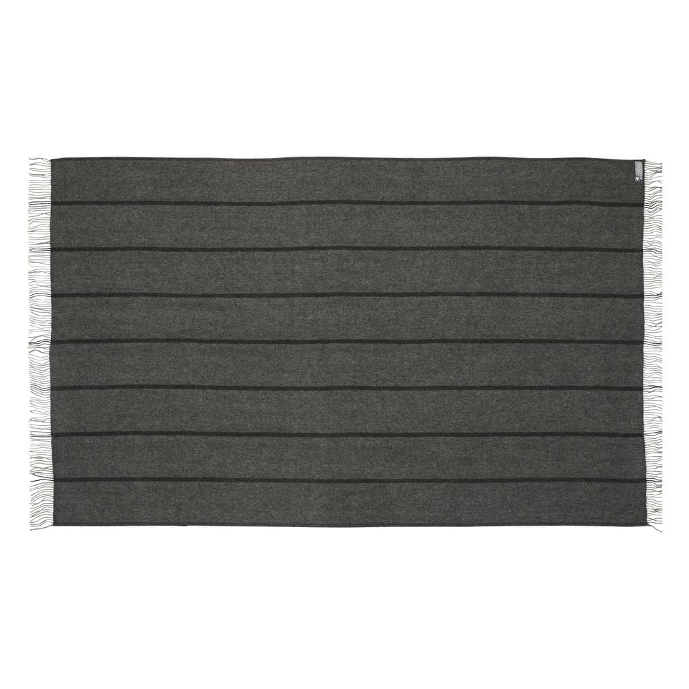 [product_category]-Silkeborg Uldspinderi Askø Plaid 140x240 Cm, Dark Grey-Silkeborg Uldspinderi-5710398000197-00-1503-1116-SIL-2