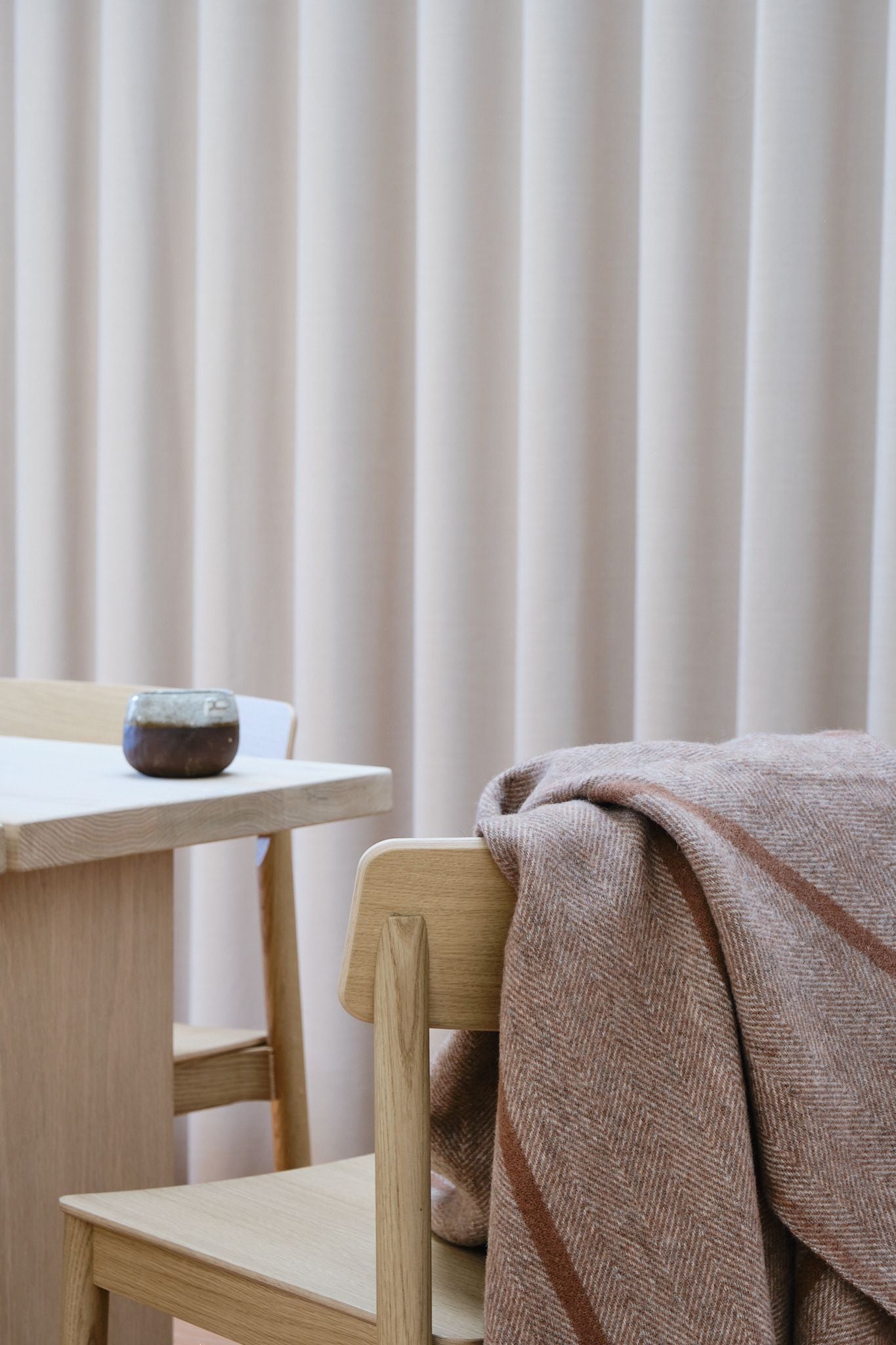 [product_category]-Silkeborg Uldspinderi Askø Throw 140x240 Cm, Rosewood-Silkeborg Uldspinderi-5710398000241-00-1503-3109-SIL-2