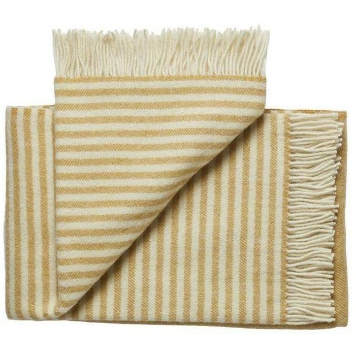 [product_category]-Silkeborg Uldspinderi Bogø Plaid 140 X240 Cm, Sunflower Yellow-Silkeborg Uldspinderi-5710398000050-00-1014-0128-SIL-1