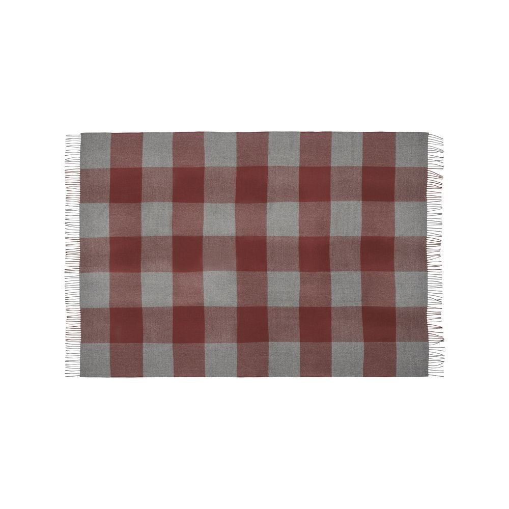 [product_category]-Silkeborg Uldspinderi Caracas Plaid 130x200 Cm, Beetroot-Silkeborg Uldspinderi-5710390033308-00-1506-3524-SIL-2