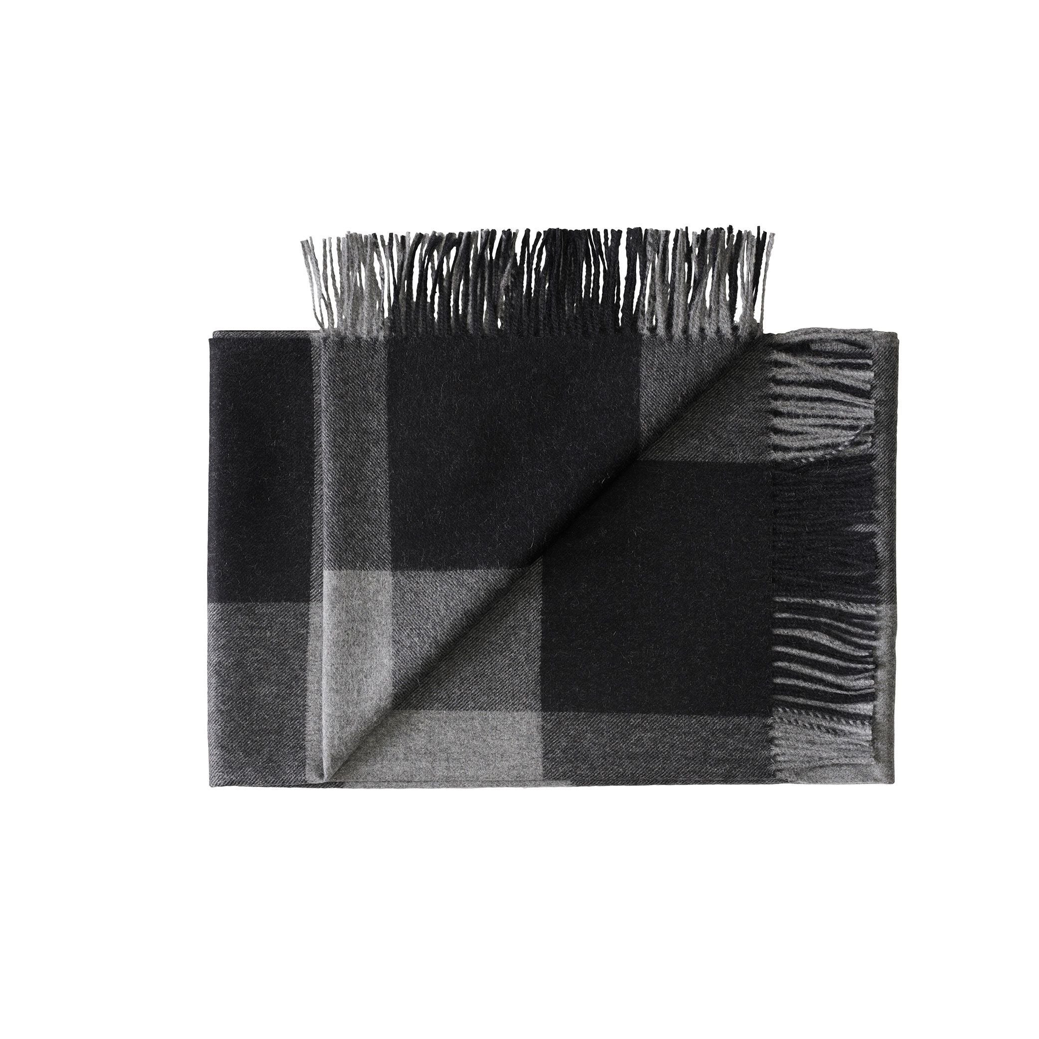 [product_category]-Silkeborg Uldspinderi Caracas Throw 130x200 Cm, Black-Silkeborg Uldspinderi-5710390033391-00-1506-0500-SIL-1