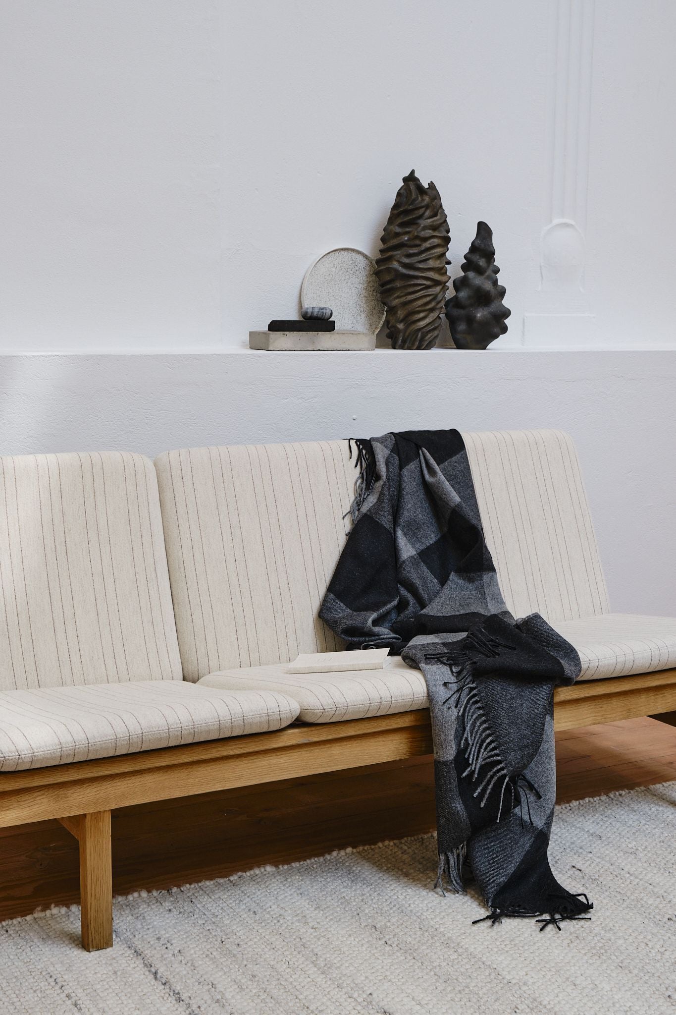 [product_category]-Silkeborg Uldspinderi Caracas Throw 130x200 Cm, Pine-Silkeborg Uldspinderi-5710390033384-00-1506-6827-SIL-2