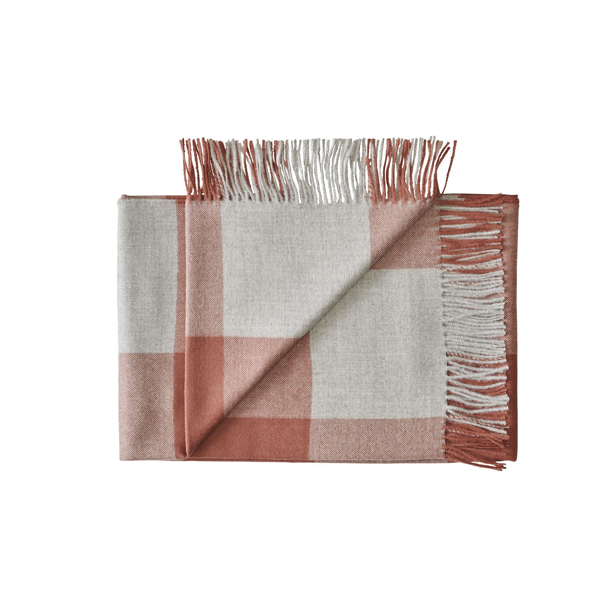 [product_category]-Silkeborg Uldspinderi Caracas Throw 130x200 Cm, Rosewood-Silkeborg Uldspinderi-5710390033377-00-1506-3109-SIL-1