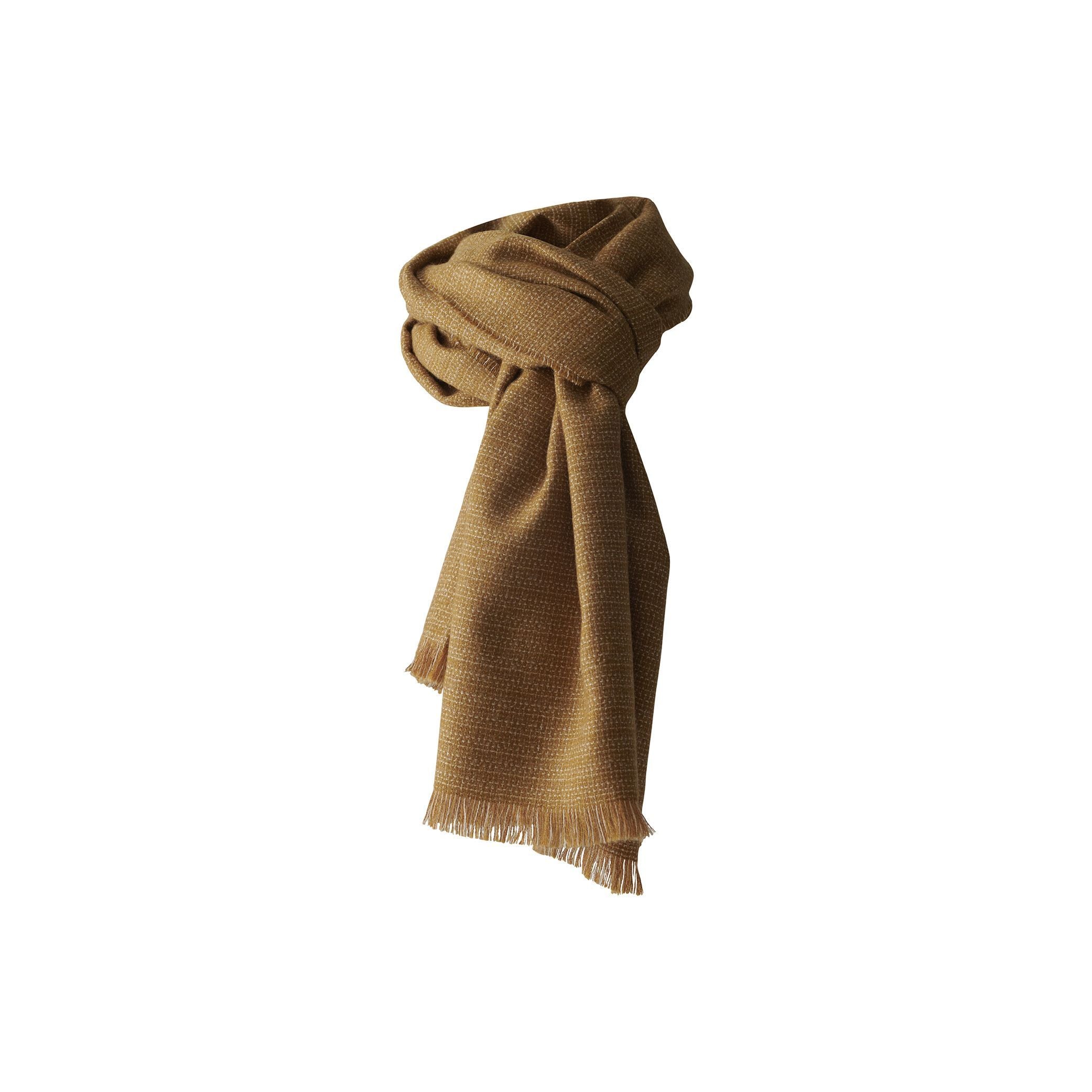[product_category]-Silkeborg Uldspinderi Cumulus Scarf 60x200 Cm, Mustard And Honey-Silkeborg Uldspinderi-5710390060076-00-1533-1825-SIL-1