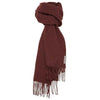 Silkeborg Uldspinderi Cusco tørklæde 60 x200 cm, gammel Bordeaux