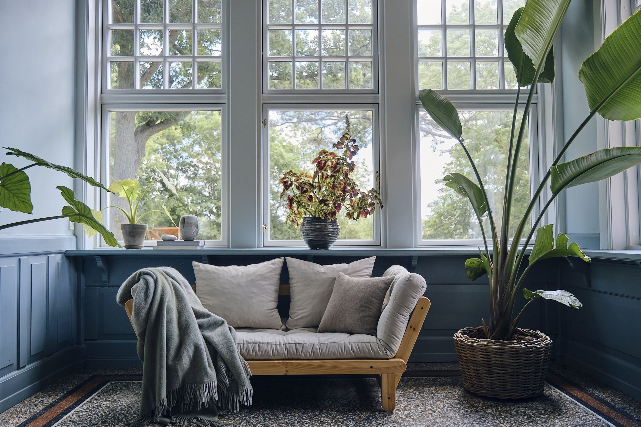 [product_category]-Silkeborg Uldspinderi Drejø Throw 140x240 Cm, Sage-Silkeborg Uldspinderi-5710398000272-00-1504-5202-SIL-2