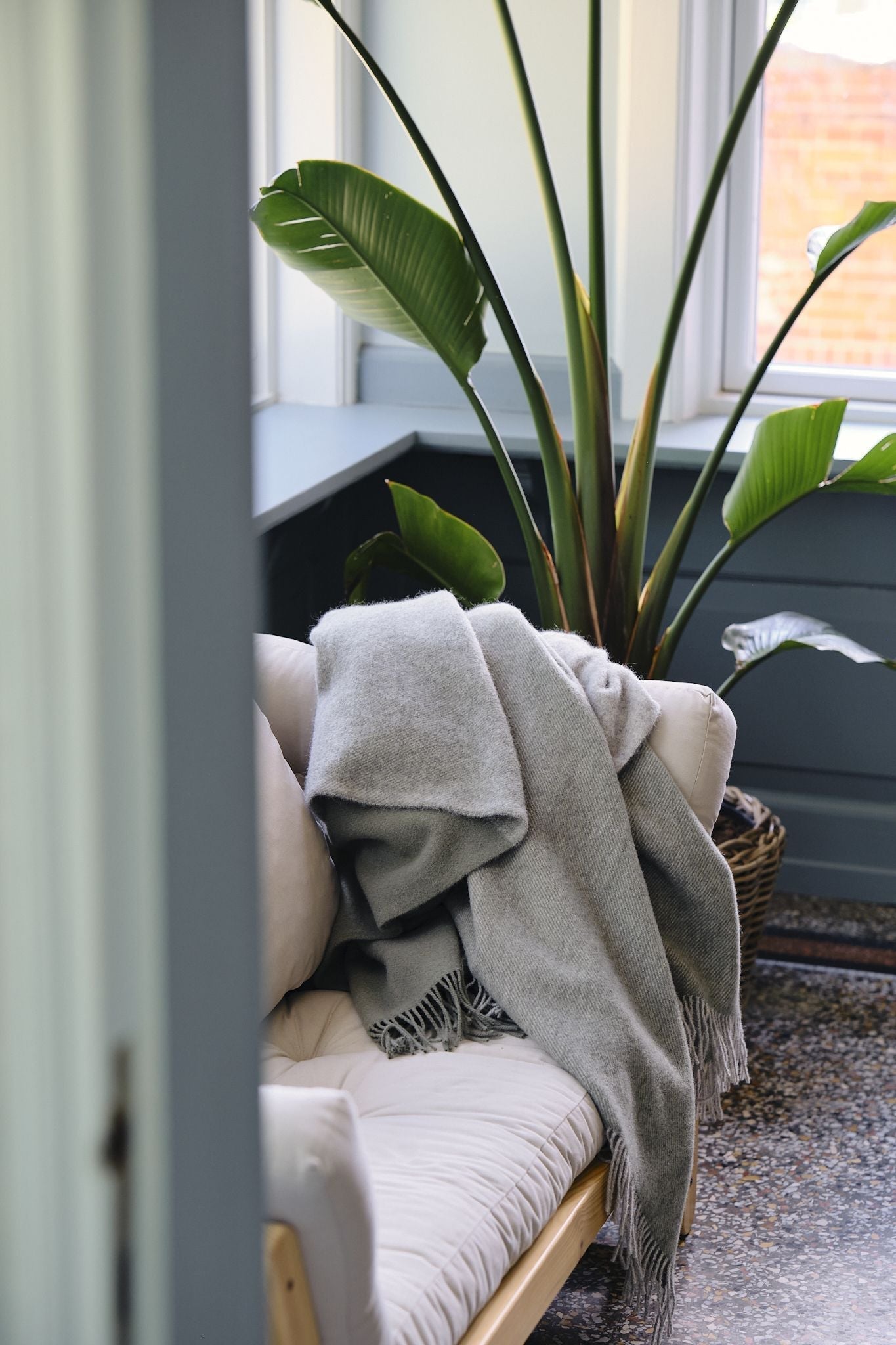 [product_category]-Silkeborg Uldspinderi Drejø Throw 140x240 Cm, Sage-Silkeborg Uldspinderi-5710398000272-00-1504-5202-SIL-3