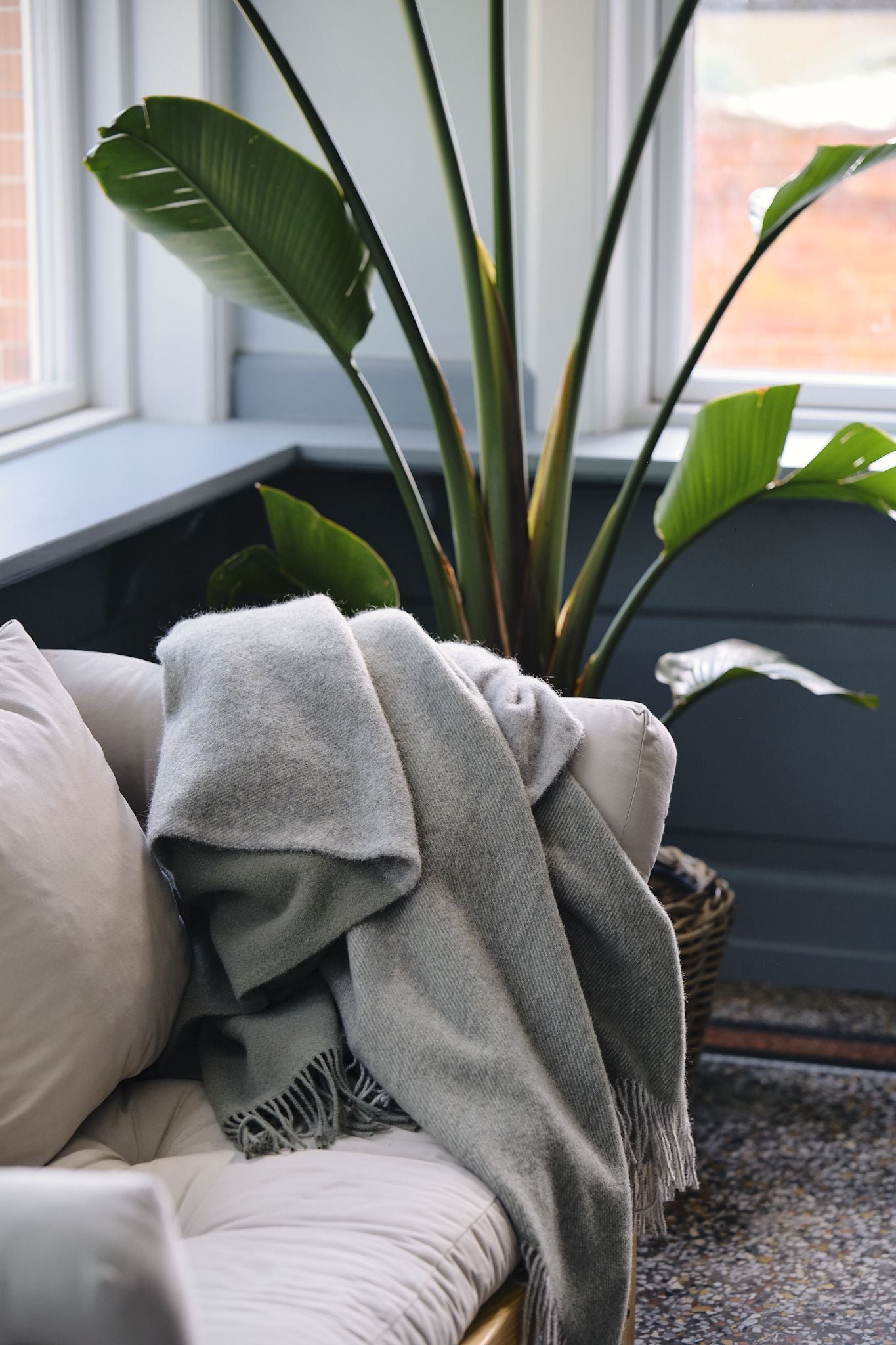 [product_category]-Silkeborg Uldspinderi Drejø Throw 140x240 Cm, Sage-Silkeborg Uldspinderi-5710398000272-00-1504-5202-SIL-5