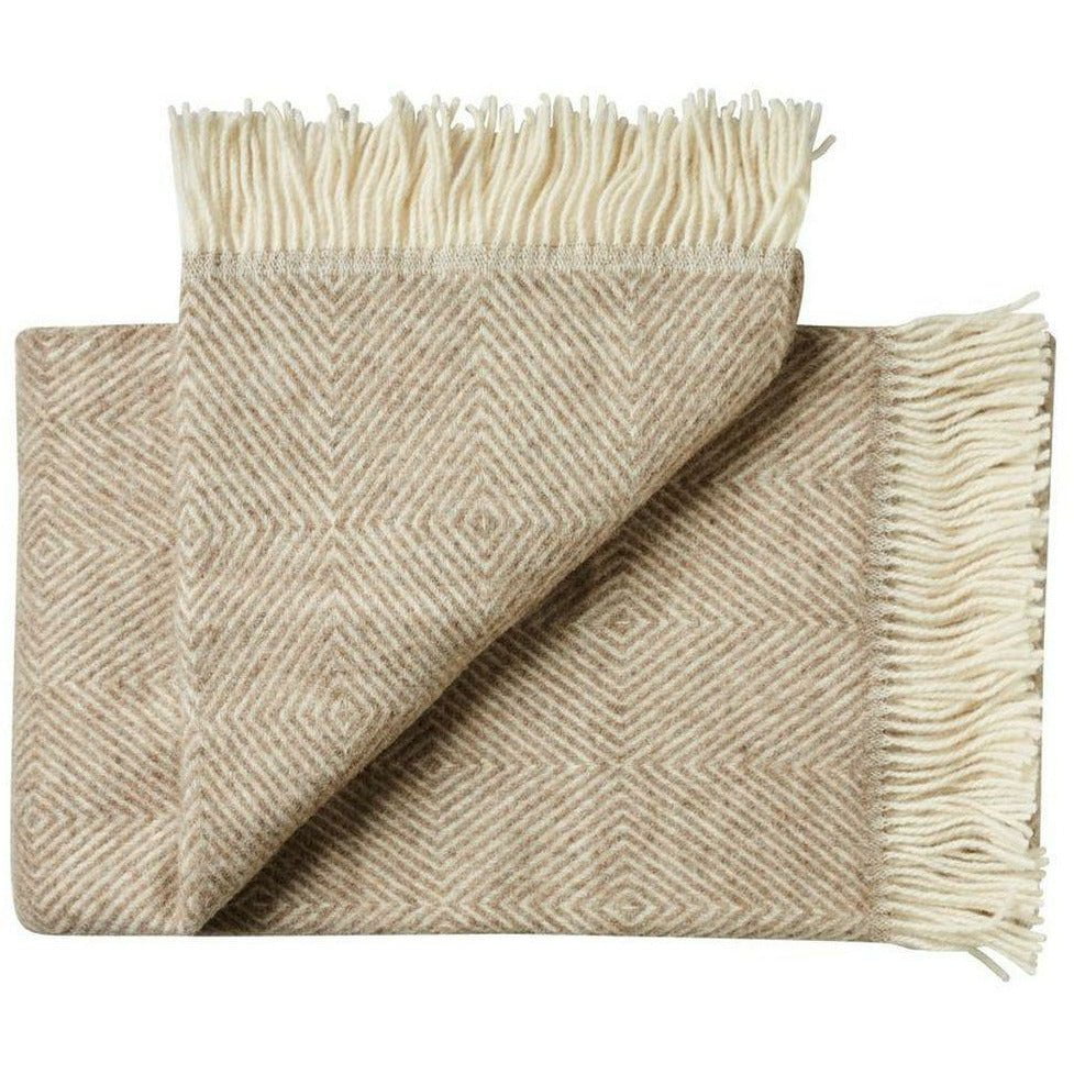 [product_category]-Silkeborg Uldspinderi Fanø Plaid 85 X130 Cm, Birch Sand-Silkeborg Uldspinderi-5710390002199-00-1037-0119-SIL-1