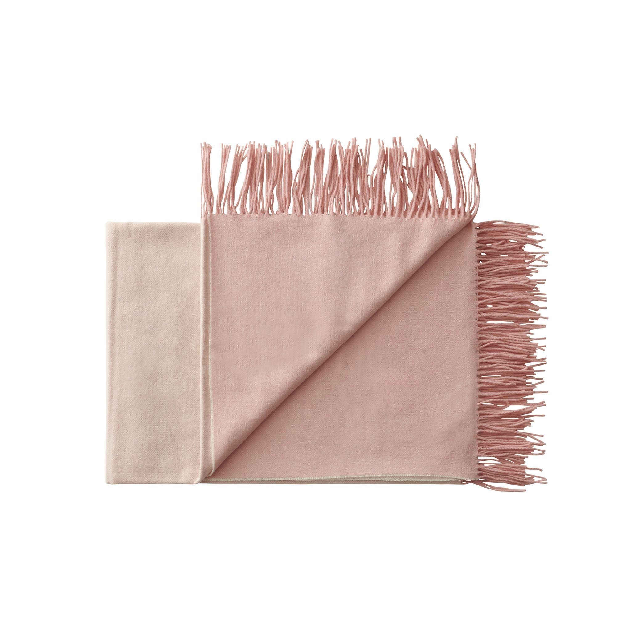 [product_category]-Silkeborg Uldspinderi Franja Throw 170x140 Cm, Pink/White-Silkeborg Uldspinderi-5710390025587-00-1233-1234-SIL-1