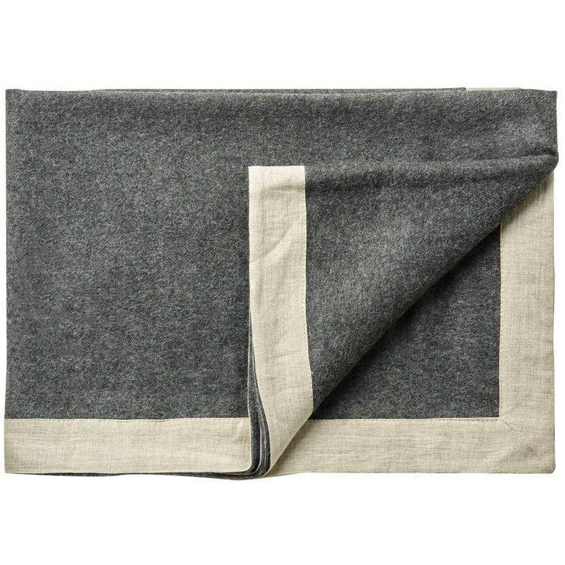 [product_category]-Silkeborg Uldspinderi Mendoza Plaid 180 X220 Cm, Dark Grey-Silkeborg Uldspinderi-5710390028021-00-1065-0403-SIL-1