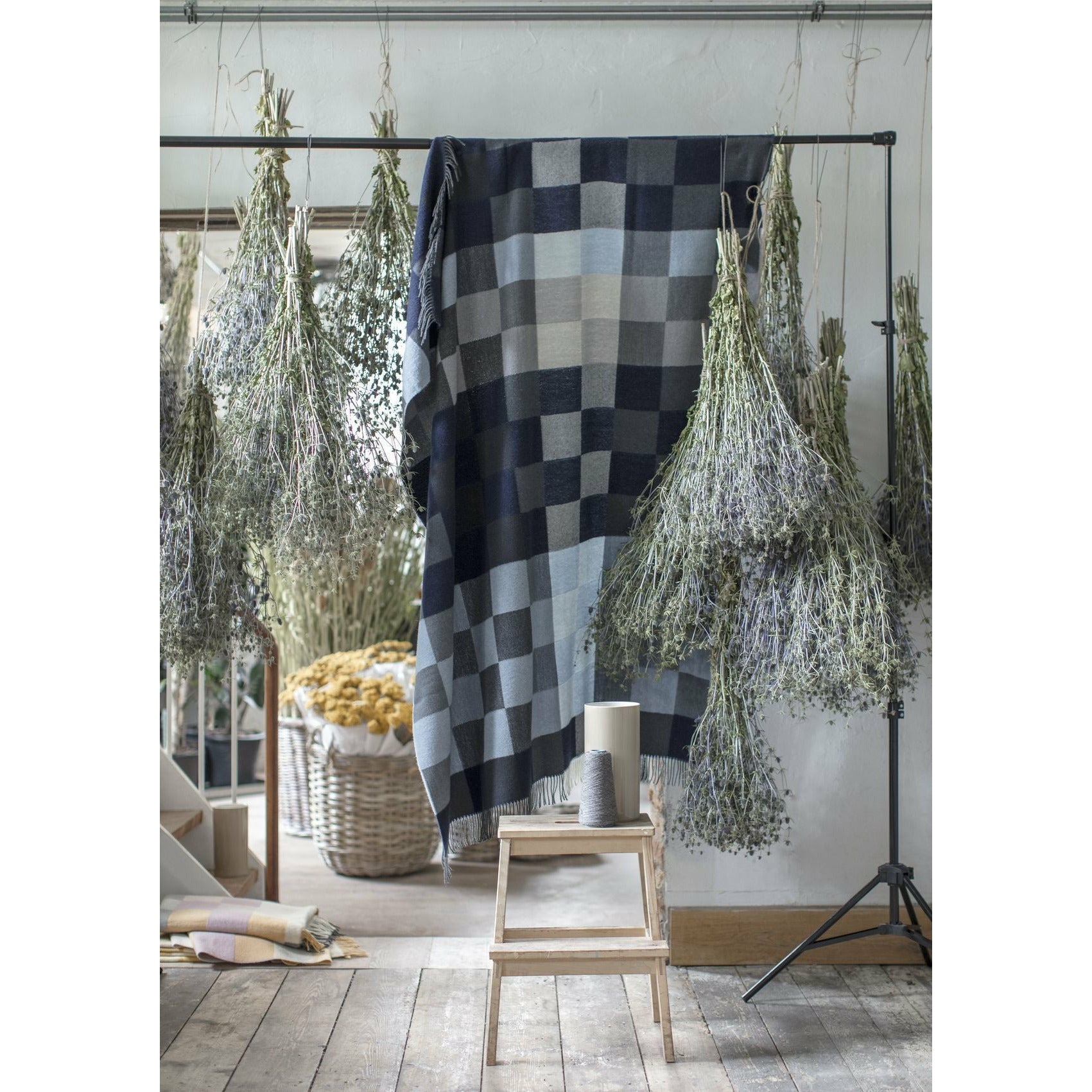 [product_category]-Silkeborg Uldspinderi Plain Beat Plaid, Muted Blues-Silkeborg Uldspinderi-5710390015175-00-1151-1225-SIL-3