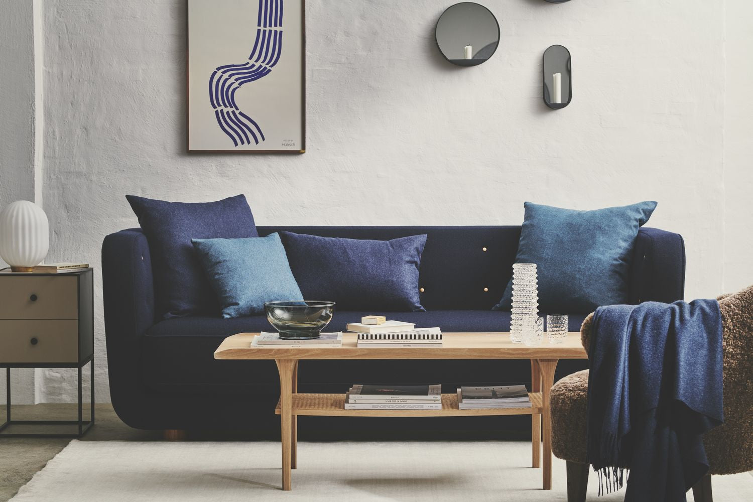 [product_category]-Silkeborg Uldspinderi The Sweater Cushion 50x70 Cm, Cobalt-Silkeborg Uldspinderi-5710390011634-00-1509-7003-SIL-10