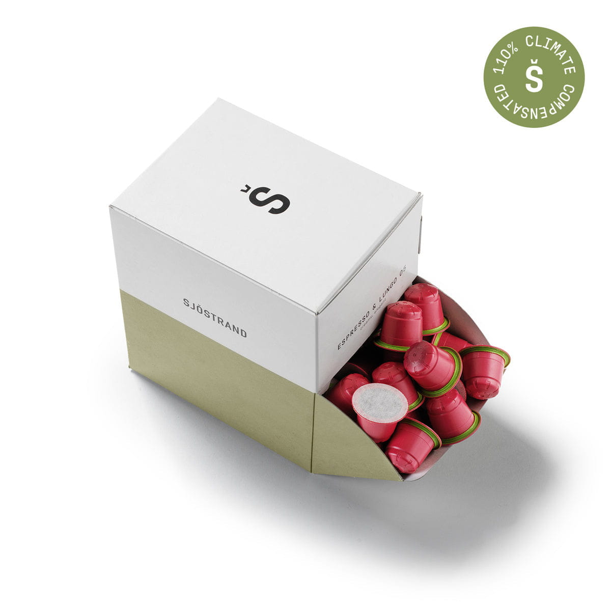 Sjöstrand Coffee Capsules 100 Pack, No. 5 Espresso & Lungo