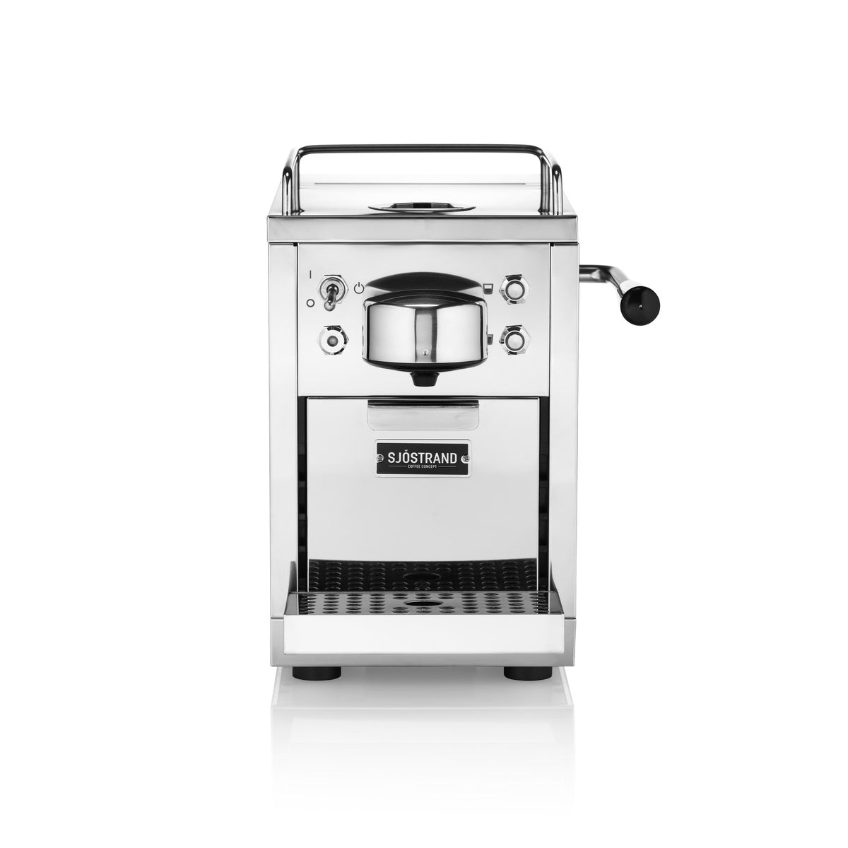 Sjöstrand Espresso kapselmaskine, rustfrit stål