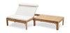 Skagerak Seat Cushion For Riviera Lounge Chair, White