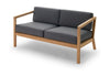 Skagerak Virkelyst 2 -sæders sofa, trækul