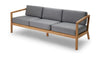 Skagerak Virkelyst 3 -sæder sofa, aske