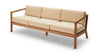 Skagerak Virklelyst 3 -sæders sofa, gylden gul stribe