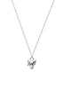 Skultuna Dachshund Necklace, Silver Plated
