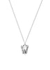 Skultuna French Bulldog Necklace, Silver Plated