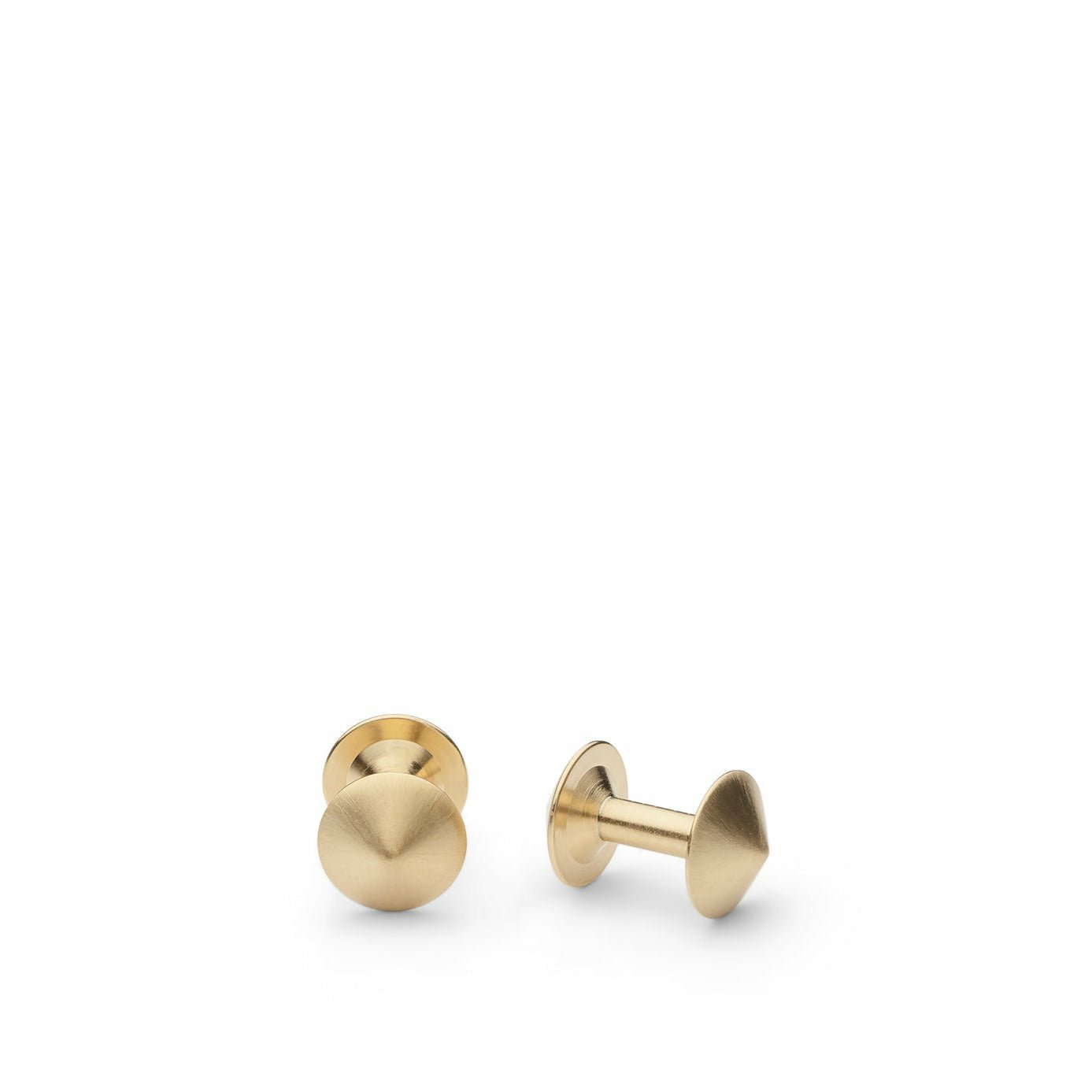 [product_category]-Skultuna Icon Cufflink Model X 316 L Matt Gold Plated Steel, ø1,1 Cm-Skultuna-7340037816506-1048-1-SKU-1