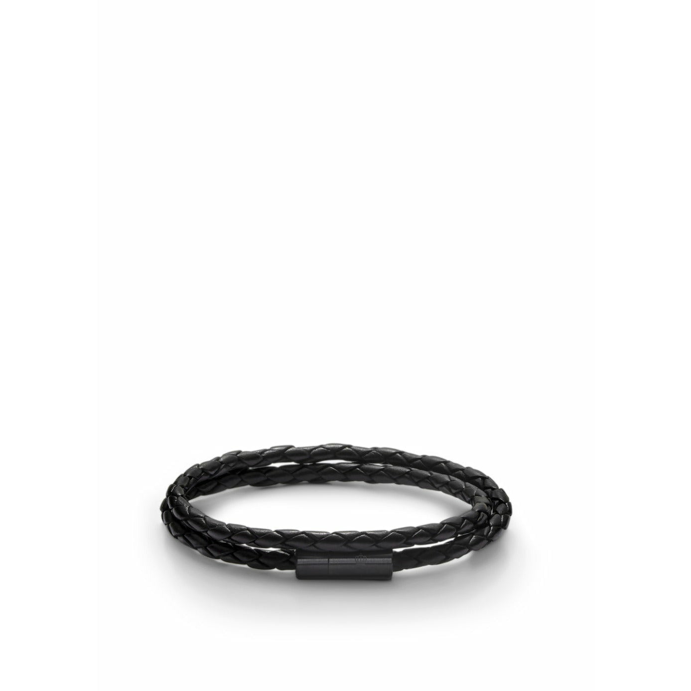 [product_category]-Skultuna Leather Bracelet 4mm Small ø14,5 Cm, Black Titanium-Skultuna-7340037817039-BL1611-BL-SKU-1