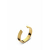 Skultuna Ribbed ring Medium 316 l Stål forgyldt, Ø1,73 cm