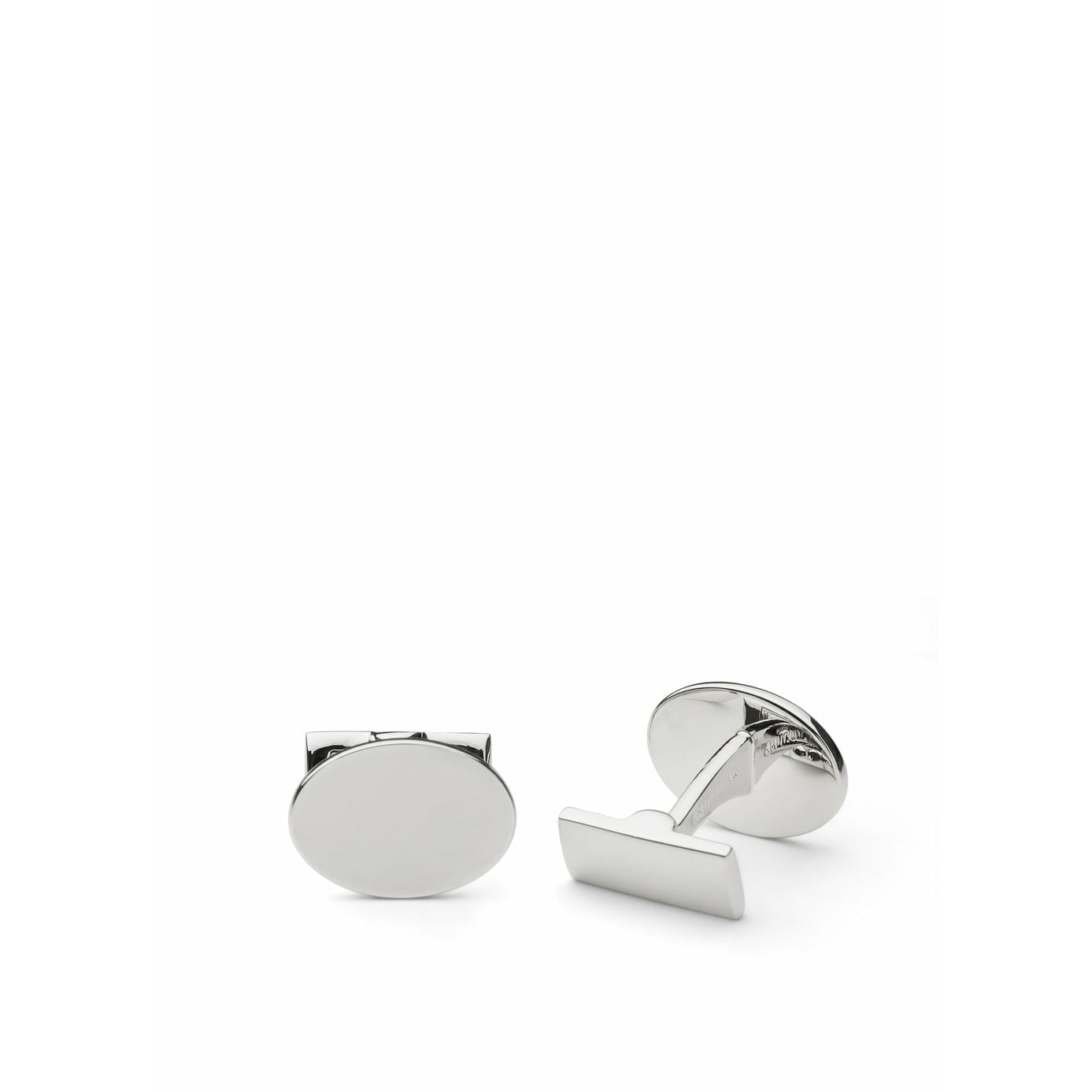 [product_category]-Skultuna The Black Tie Cufflink Oval, Silver Plated-Skultuna-7340037806842-1061-S-SKU-1