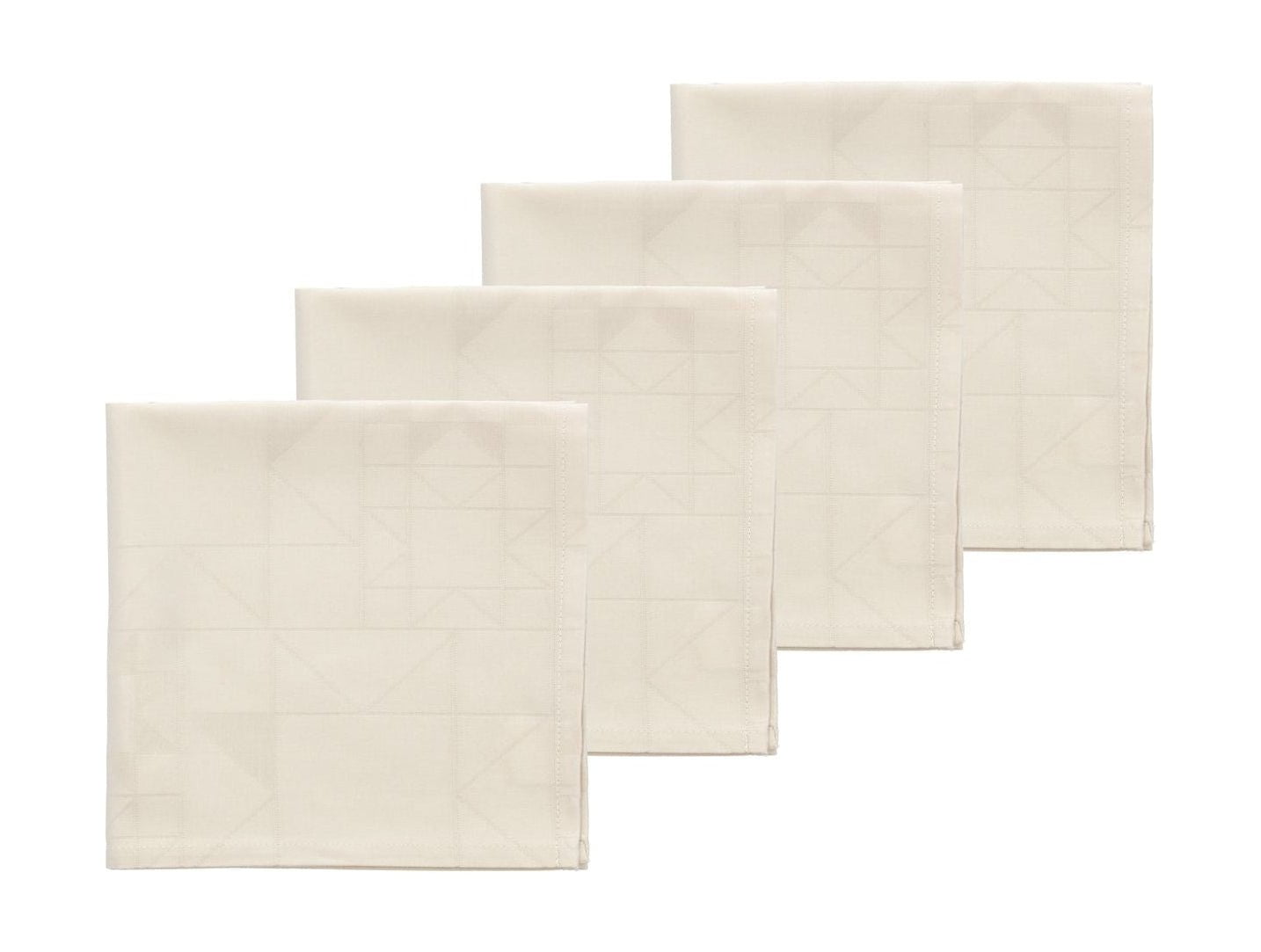 [product_category]-Södahl Napkin Star Damask Napkin 4 Pcs., Beige-Södahl-5722000271918-27191-SÖD-1