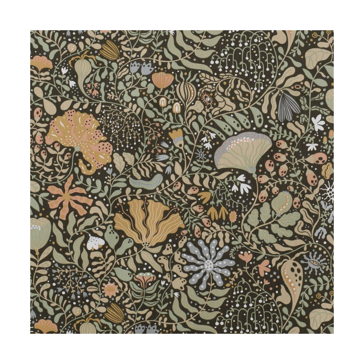 [product_category]-Spira Myllra Fabric Width 150 Cm (Price Per Meter), Brown-Spira of Sweden-7333001018181-6352-SPI-5