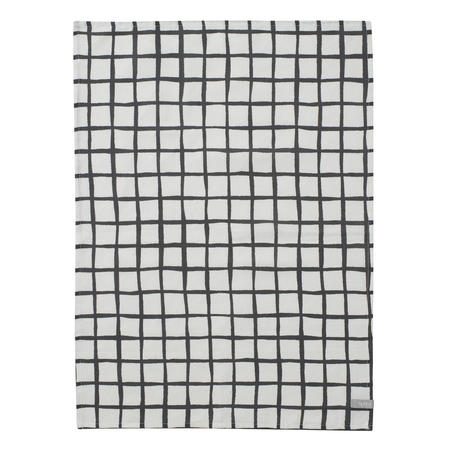 [product_category]-Spira Ruta Kitchen Towel, Asphalt-Spira of Sweden-7333001200531-6595-SPI-1