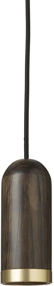 Spring Copenhagen Cylinder Pendant Lamp, Stained Oak