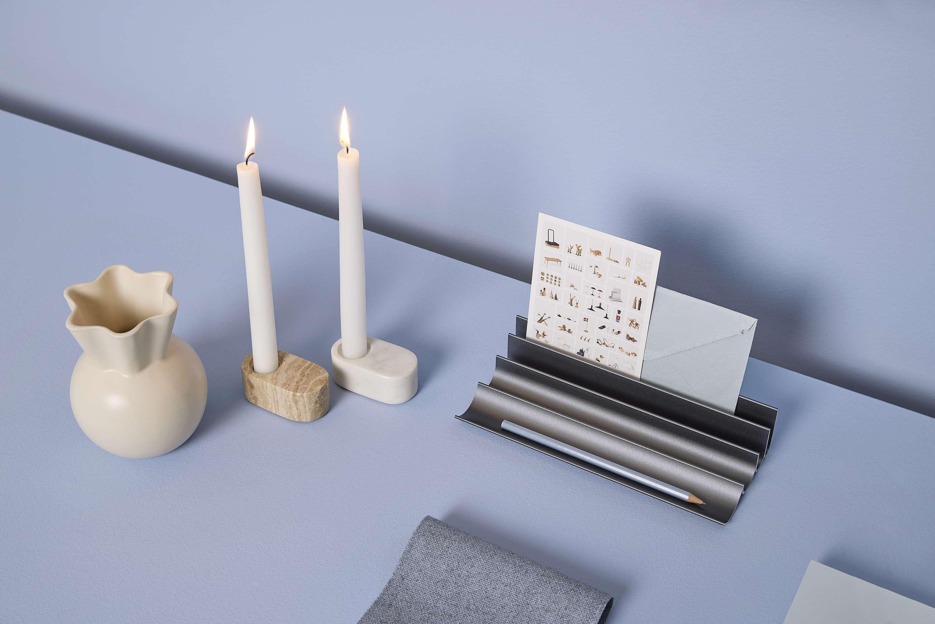 [product_category]-Spring Copenhagen Ovaali Candle Holder, Black-Spring Copenhagen-5713487064544-7041-SPR-9