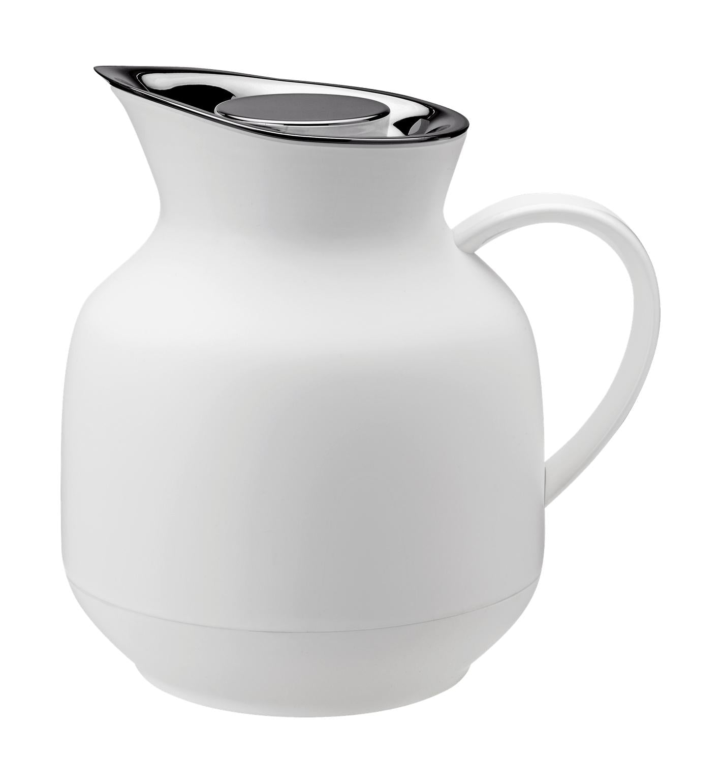 [product_category]-Stelton Amphora Vacuum Pot Tea 1 L, Soft White-Stelton-5709846027459-222-STE-1
