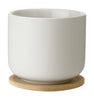 Stelton Theo Mug med coaster 0,2 L, sand