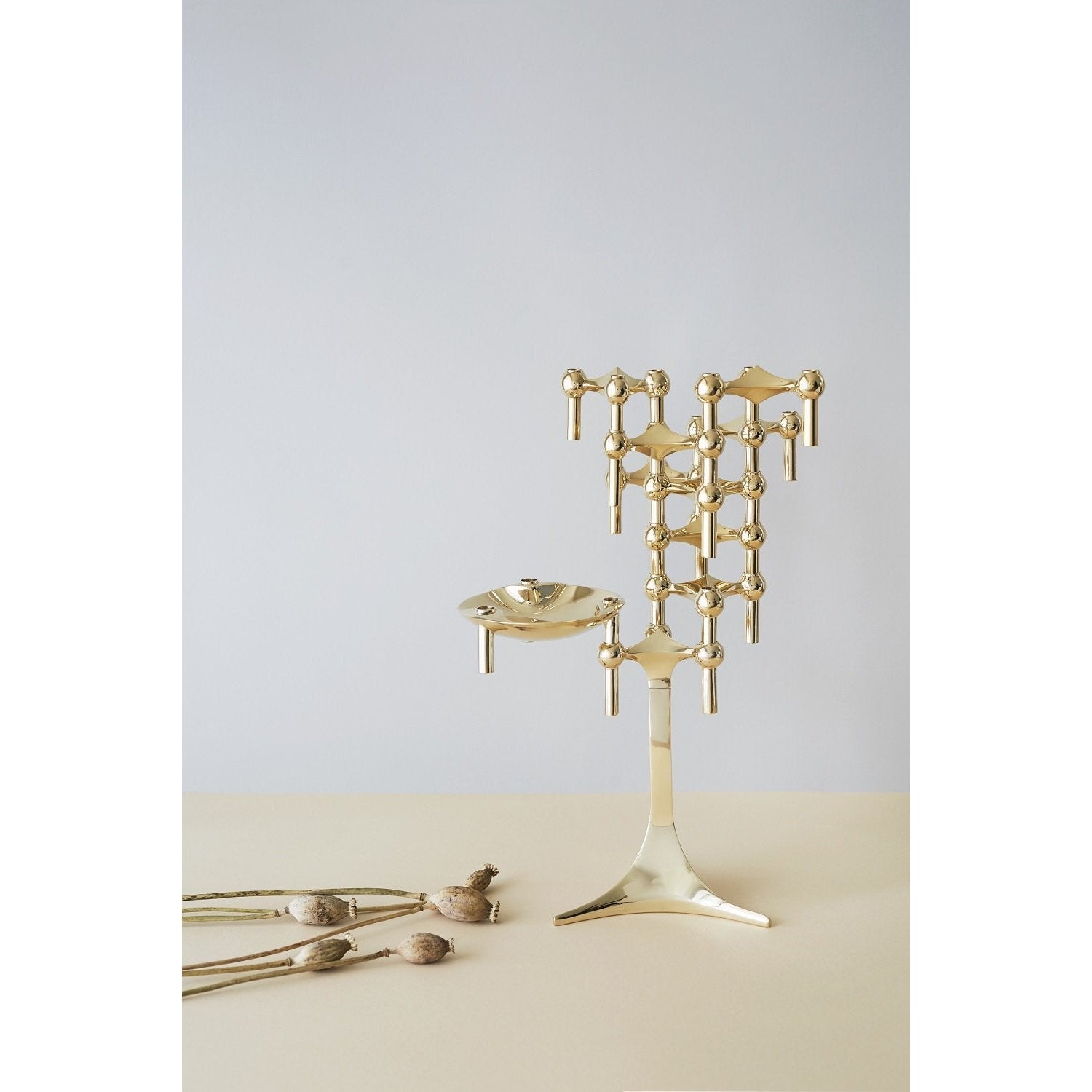 [product_category]-Stoff Nagel Candle Holder, Brass-STOFF Nagel-5700002079534-9045-STO-3