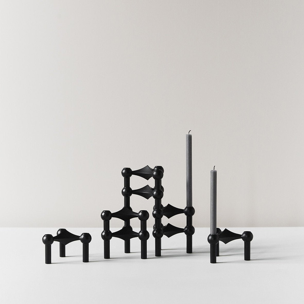 [product_category]-Stoff Nagel Candles 12 Pcs., Anthracite-STOFF Nagel-5700002094025-26002-STO-3