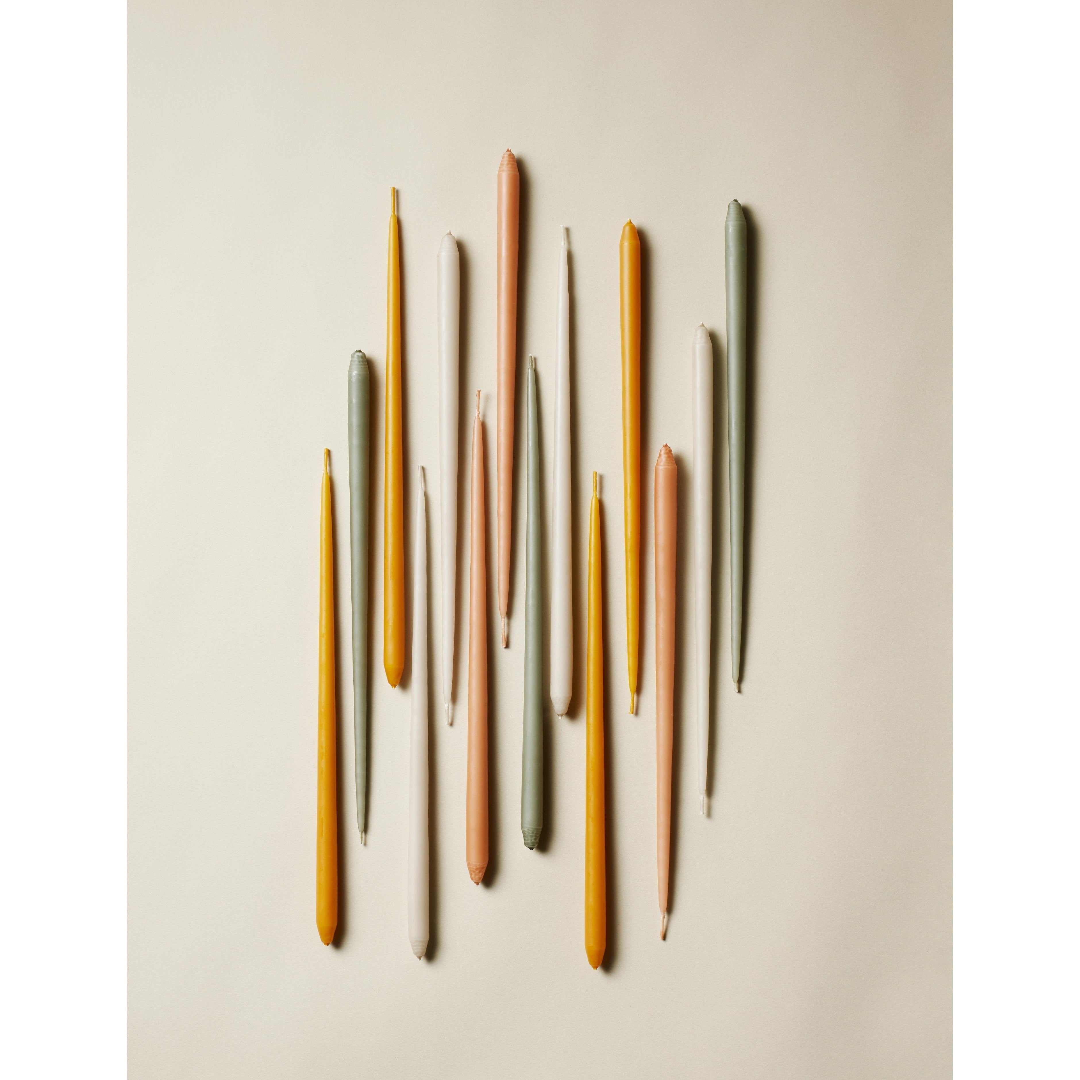 [product_category]-Stoff Nagel Candles By Ester & Erik 6 Pcs., Amber-STOFF Nagel-5700002166371-36006-STO-4