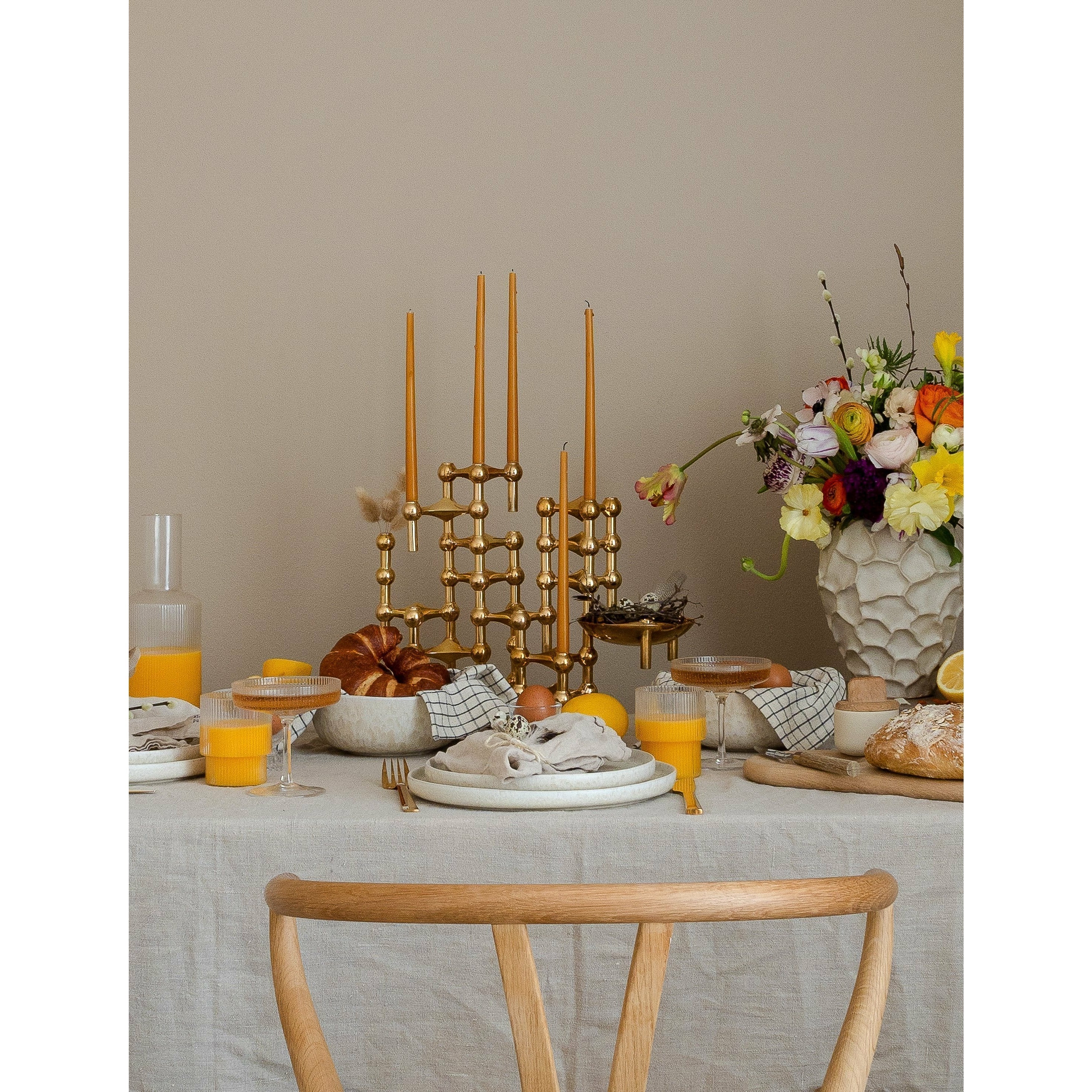 [product_category]-Stoff Nagel Candles By Ester & Erik 6 Pcs., Amber-STOFF Nagel-5700002166371-36006-STO-5