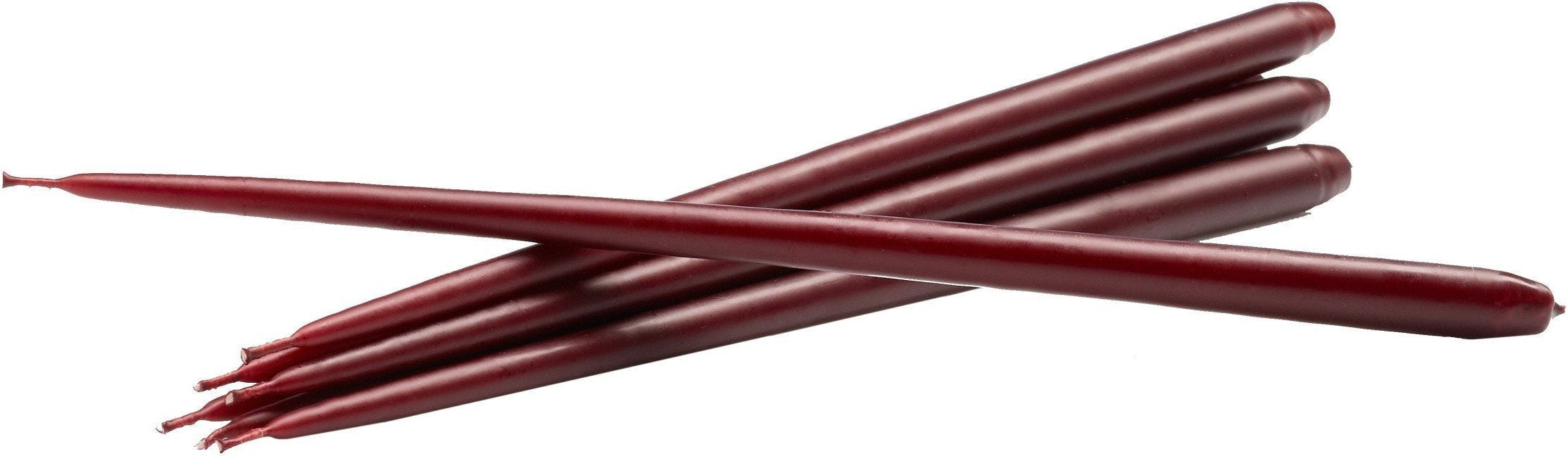 [product_category]-Stoff Nagel Candles By Ester & Erik 6 Pcs., Burgundy-STOFF Nagel-5700002166364-36005-STO-1