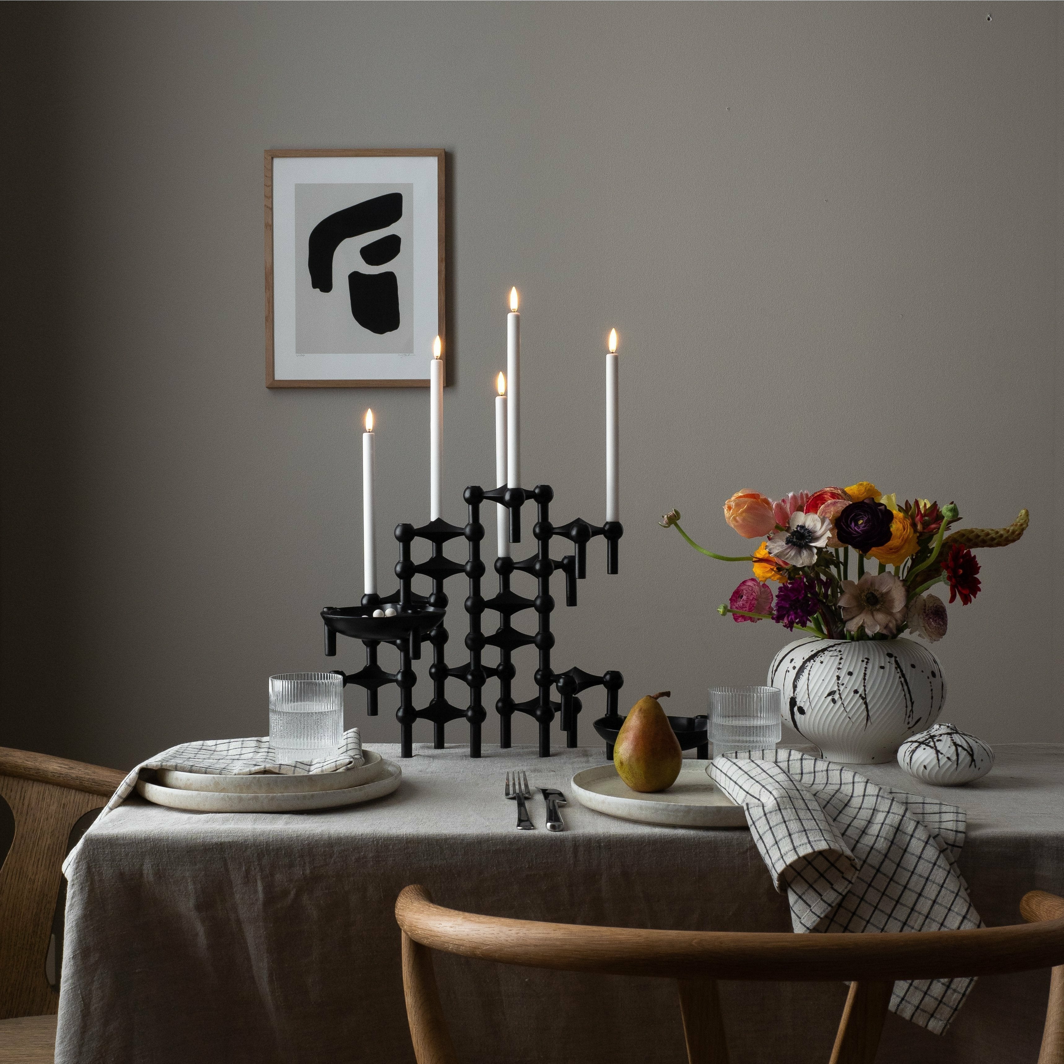 [product_category]-Stoff Nagel Led Candles By Uyuni Lighting Set Of 2, White-STOFF Nagel-5708311300974-46001-STO-6