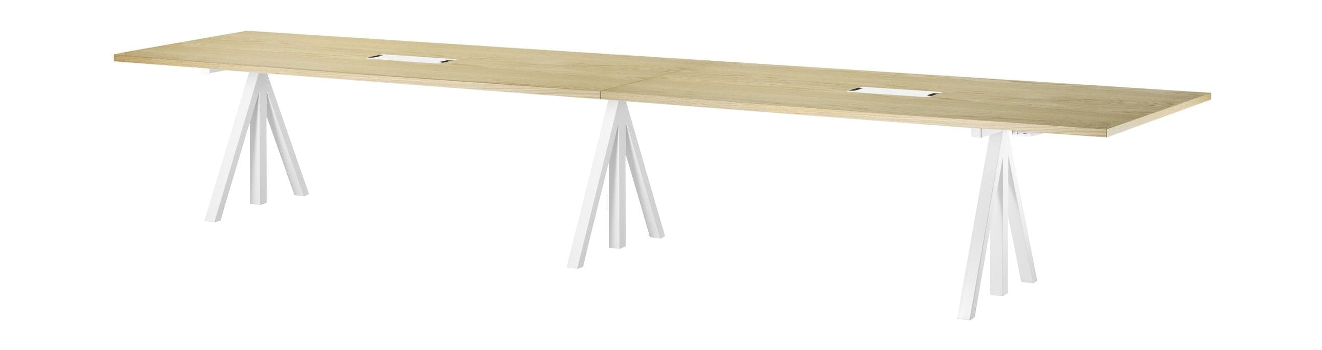[product_category]-String Furniture Height Adjustable Conference Table Oak, 90x180 Cm-String Furniture-DT18090-05-1x2+ETF-12-1+ETE-12-1-STR-1