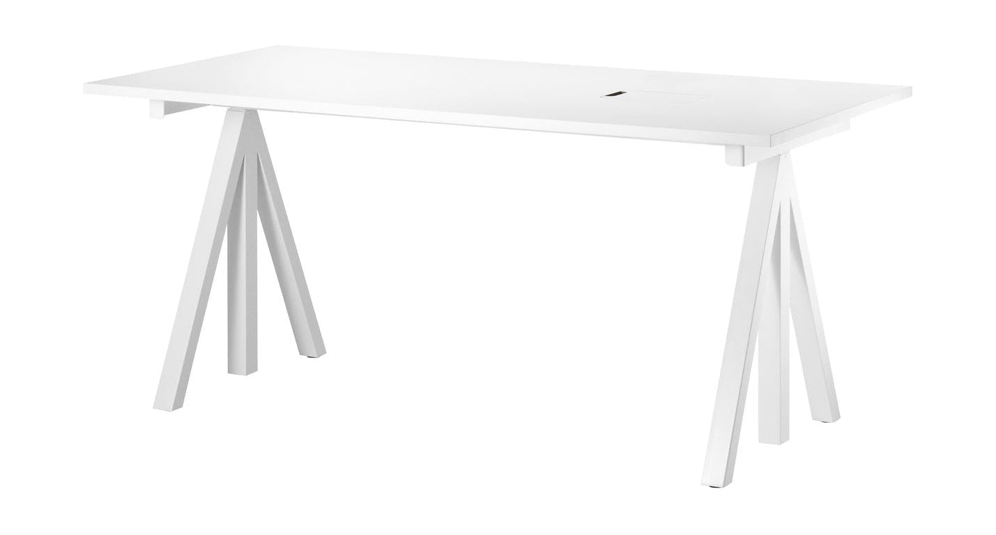 [product_category]-String Furniture Height Adjustable Work Table 78x160 Cm, White Laminate-String Furniture-DT16078-22-1+ETF-12-1-STR-1