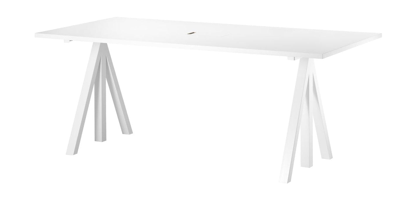 [product_category]-String Furniture Height Adjustable Work Table 90x180 Cm, White Laminate-String Furniture-DT18090-22-1+ETF-12-1-STR-1