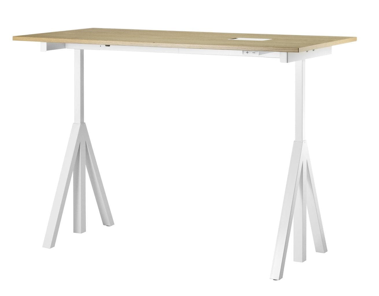 [product_category]-String Furniture Height Adjustable Work Table Oak, 78x160 Cm-String Furniture-DT16078-05-1+ETF-12-1-STR-2