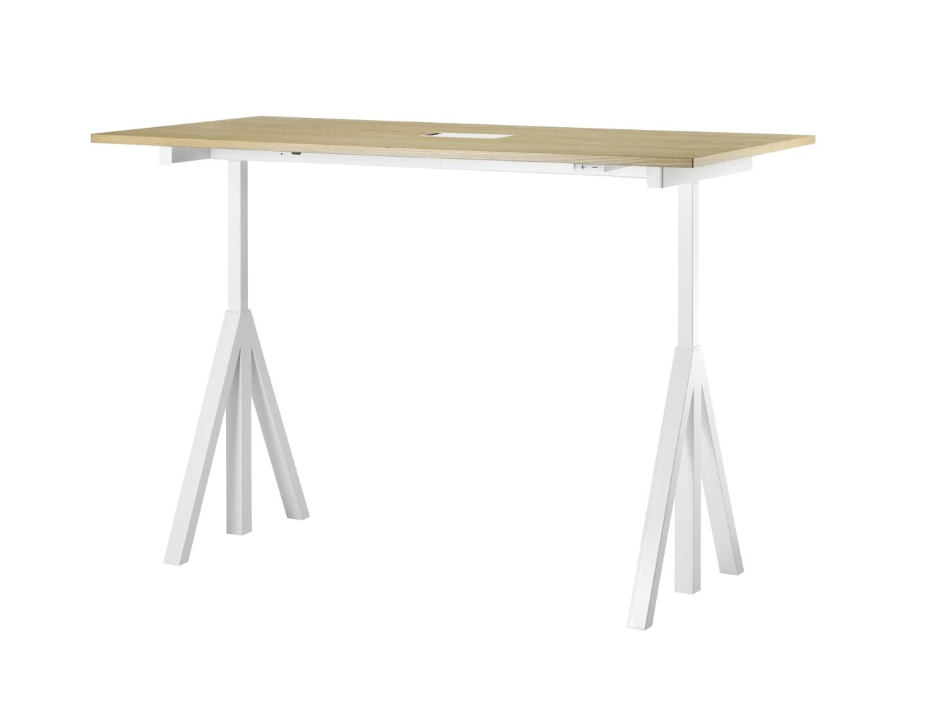 [product_category]-String Furniture Height Adjustable Work Table Oak, 90x180 Cm-String Furniture-DT18090-05-1+ETF-12-1-STR-2