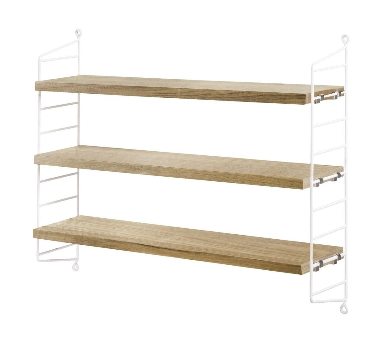 [product_category]-String Furniture String Pocket Wall Shelf, Oak/White-String Furniture-7350038272003-SP5015-05-12-STR-1