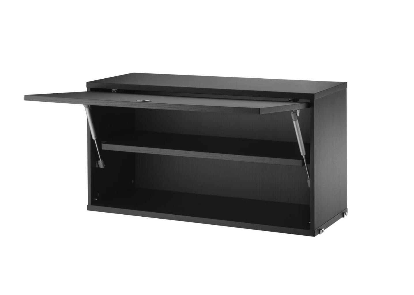 [product_category]-String Furniture String System Cabinet Element With Hinged Door, Black Stained Ash-String Furniture-7350038274953-CF7830-03-1-STR-2