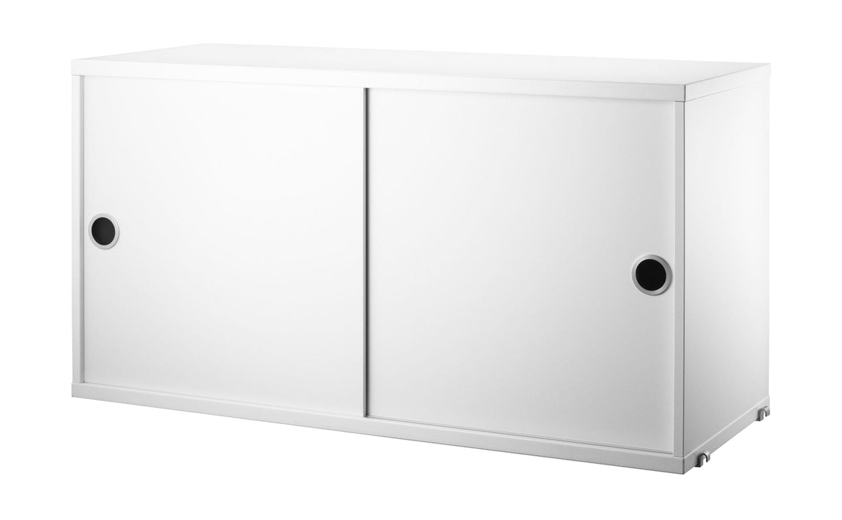 [product_category]-String Furniture String System Cabinet Element With Sliding Doors 30x78x42 Cm, White-String Furniture-7350038270399-CD7830-12-1-STR-1